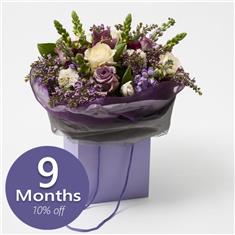 Real Florist 9 Month Flower Subscription